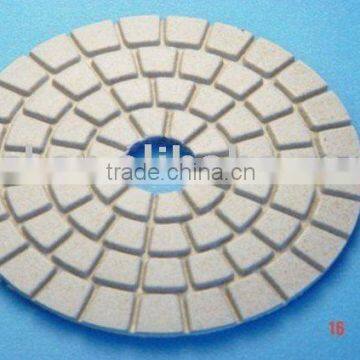White Buff Dry Diamond Polishing Pads
