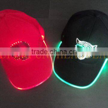 Cheap Price Fiber Optic Baseball Caps