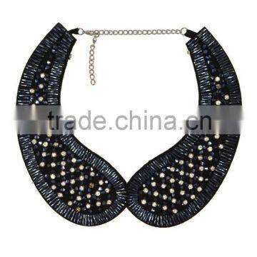Rhinestoned Statement Collar Necklace