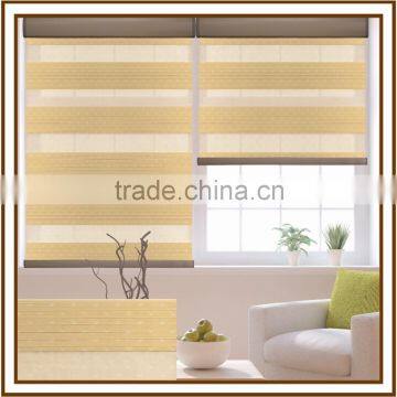 Folded Zebra blinds fabric / pleated blinds fabric / combi fabric blinds