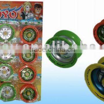 #203204 PROMOTION ITEM IN STOCK! ALLOY METAL YOYO BALLS,3 COLORS ON EACH BOARD,50% SHIPPING OFF,ITEM