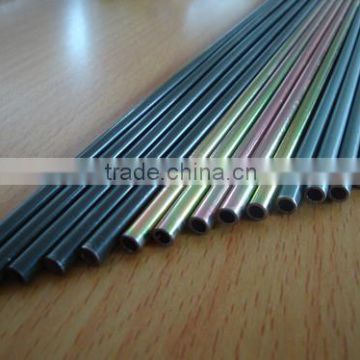 Color Zn coated Single Wall Bundy Tube