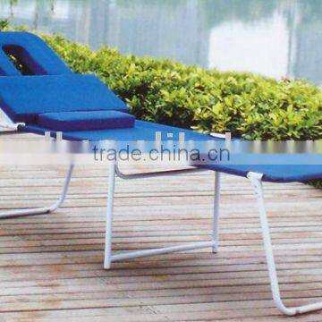 Folding outdoor leisure bed