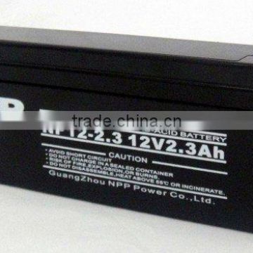 rechargeable 12v deep cycle battery 12v 2.3ah battery