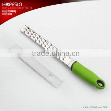 High grade stainless steel grater slicer shredder with green handle