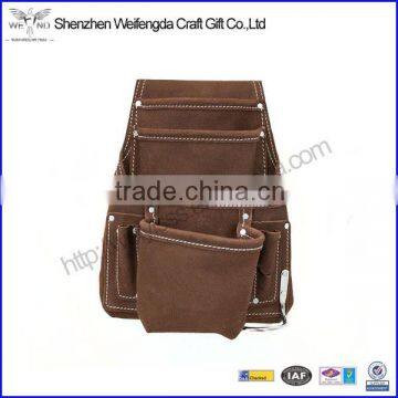 Leather Carpenter Pouch Hand Tool Bag Storage Organizer