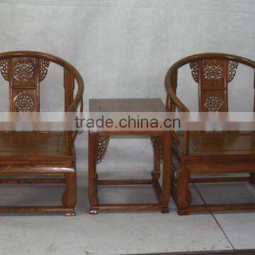 chinese antique pine wood beautiful and comfortable armchair