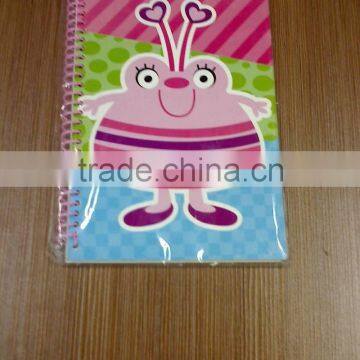 cute notebook with elastic closure