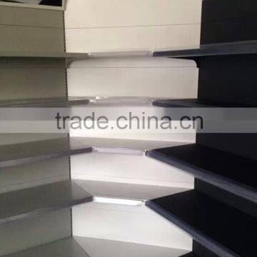 2016 HOT SALE upscale corner supermarket shelf gondola corner shelf China factory manufacture