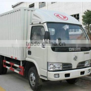 Dongfeng 5tons 6 wheelers cargo box for sale