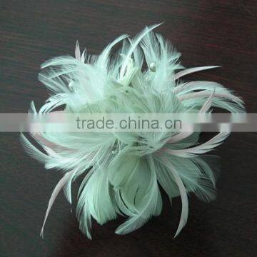 Feather millinery supplies,millinery flower,feather flower decoration