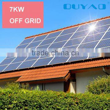 7KW Off Grid Solar Power System