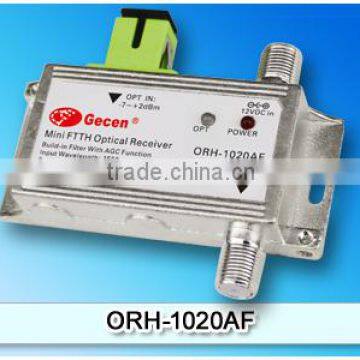 mini AGC optical receiver with built-in filter