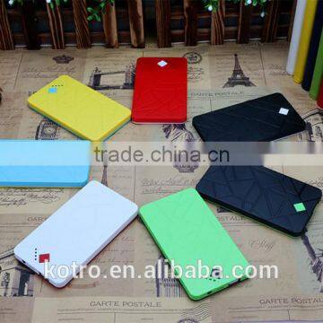 4000mAh 8000mAh Li-polymer Cube Battery Charger Pack Portable Power Bank for Iphone