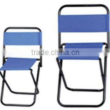 Polyester Seat Steel Tube Folding Beach Chairs