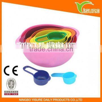 colored mixing bowl set 8pc mixing bowl set
