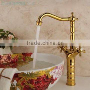 Kaiping golden faucets bathroom sink basin faucet