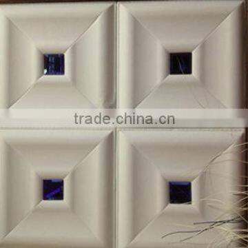 GLM Leather wall panel Interior decoration v groove wall panel New HOT products bring you new profit