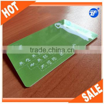 credit card size hard plastic business cards