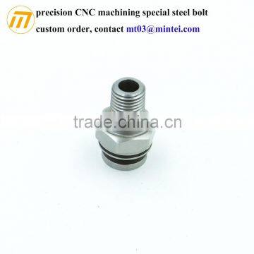 precision CNC machining special steel bolt nuts