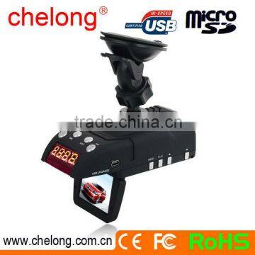 2.0" GPS car dvr radar detector G-sensor radar detector car dvr camera