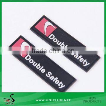 Sinicline Embossed Logo Silicon Patch for Garment