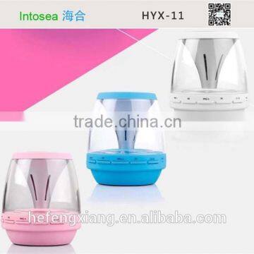 transparent fm radio rohs super bass bluetooth speaker made in china