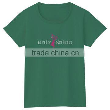 Heat Press Short Sleevescotton Tshirt Hair Salon Uniforms photo-4