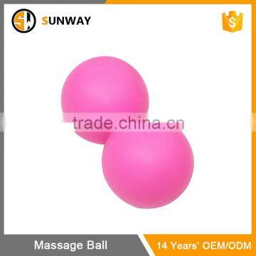 Custom Factory Made Silicone Peanut Massage Ball