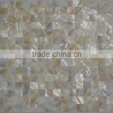 white River shell mosaic tile,seamless on mesh
