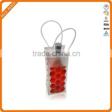 2016 New PVC Wine Carrier Ice Bag and Folds for easy Storage