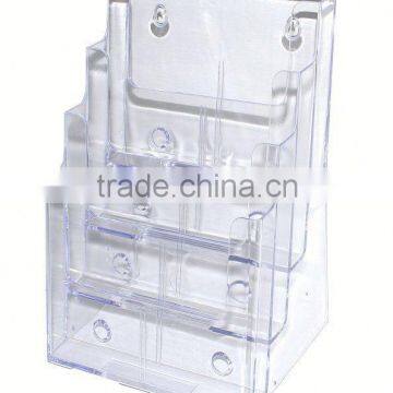 Hot Sale transparent acrylic magzine stand in Artificial Design