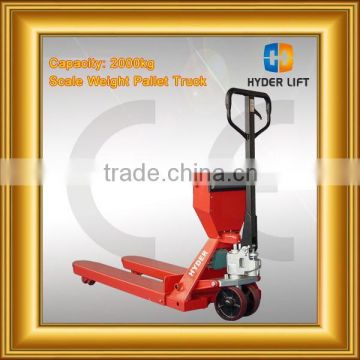 scale weight pallet trucks taillift truck