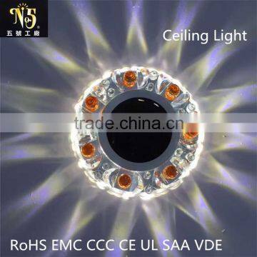 Fancy Shape Crystal Downlight For Aisle With Factory