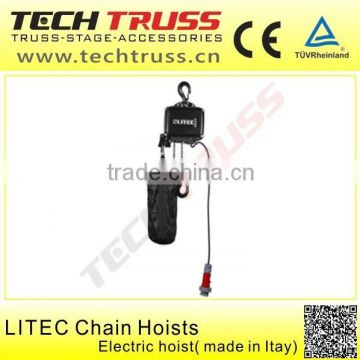 New arrival 1.5 Ton LITEC Electric Chain Hoist Use hand to Lifting