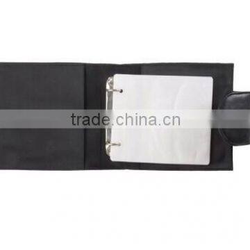 48 CDS Leather Disc Dvd Organizer Binder Holder