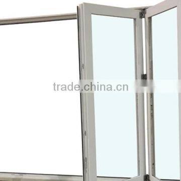 Window design simple with PVC folding window for Residence made in Foshan