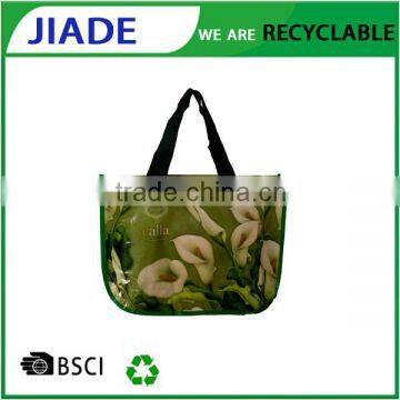 Design Pringting promotional pp bag woven supplier/Full color print woven bag/Handle shopping bag