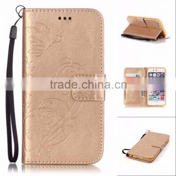 PU Wallet Leather Case With Stand With Strap With Inside TPU Phone Case for Iphone 6s 6s Plus photo-3