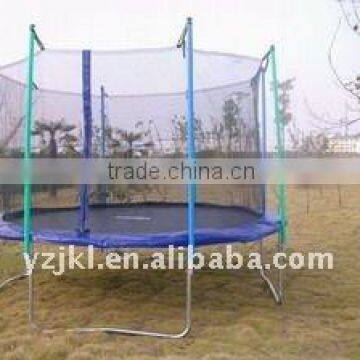 10FT round trampoline with enclosure