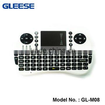 USB receiver Mini laptop keyboard wireless with Remote Controls arabic keyboard available