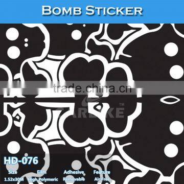 HD-076 Air Bubble Free High Quality Car Body Sticker Bomb Camouflage Vinyl