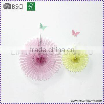 Hot Sale Party Decoration Hanging Tissue Paper Fan
