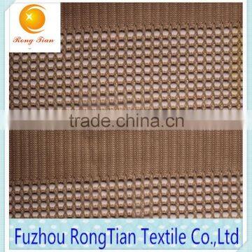 Special grid stripe gauze mesh fabric for clothing