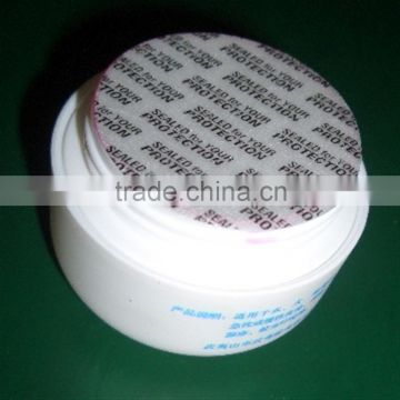 Cap pressure sensitive seal liner self adhesive