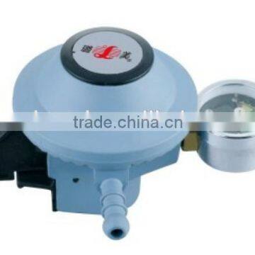 lpg low pressure regulator, propane gas cylinder lpg regulator with gauge ISO9001-2008