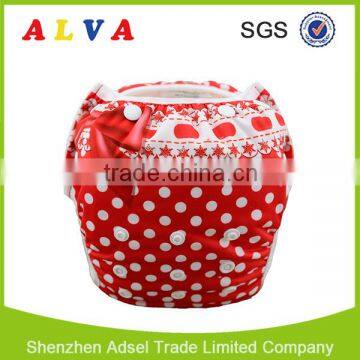 2016 Alva High Quality Cloth Swim Nappies Washable Baby Swim Diapers for Swimming Pool