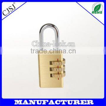 Yiwu Factory Direct 74MM padlock outdoor safe brass padlock with combination lock