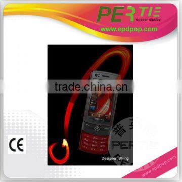 make up stand with lights epd screen epop e paper display circular display advertisement