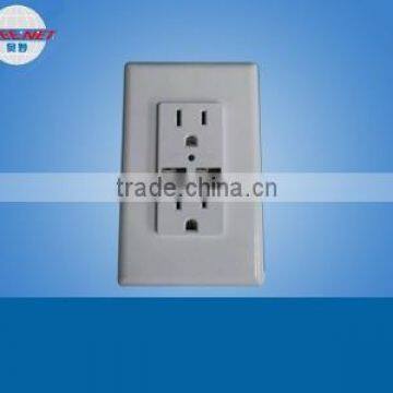 usb wall socket 15A 125V 2.1A usb outlet